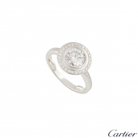 Cartier D Amour Diamond Platinum Ring